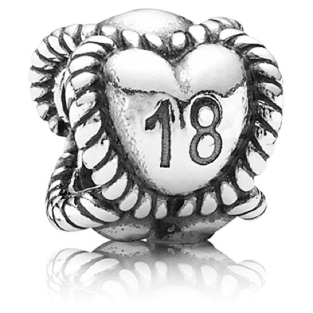 Retired Pandora 18 Charm